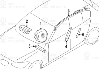 Запчасть BMW 72129473859