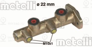 Главный тормозной цилиндр METELLI 050170
