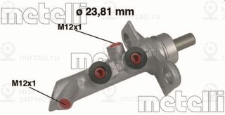 Главный тормозной цилиндр METELLI 050485