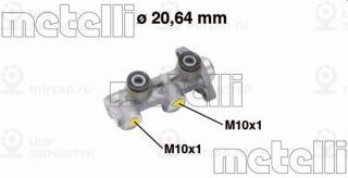 Главный тормозной цилиндр METELLI 050760