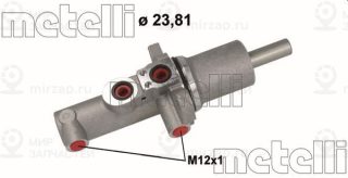 Главный тормозной цилиндр METELLI 051145