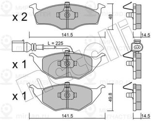 Запчасть METELLI 2203451
