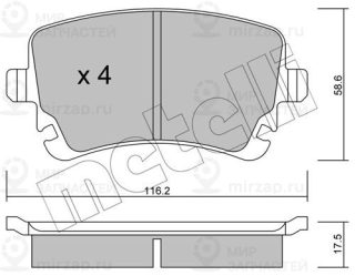 Запчасть METELLI 2205542