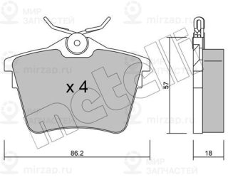 Запчасть METELLI 2206020
