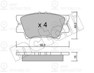 Запчасть METELLI 2207490