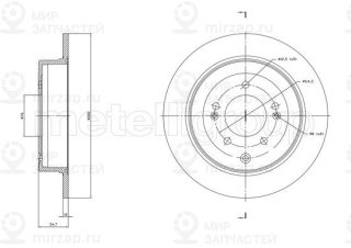 Запчасть METELLI 231820C