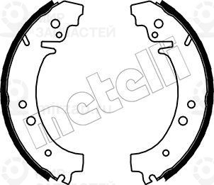 Комплект тормозных колодок METELLI 530060