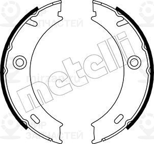 Комплект тормозных колодок стояночной системы METELLI 530240