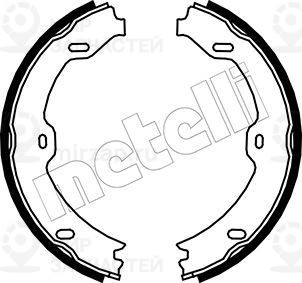 Комплект тормозных колодок стояночной системы METELLI 530243