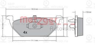 Запчасть METZGER 1170144