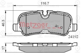 Запчасть METZGER 1170877