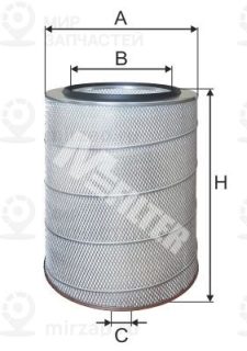 Фильтр воздушный MFILTER A527