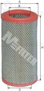 Фильтр воздушный MFILTER A824