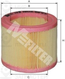 Фильтр воздушный MFILTER A826