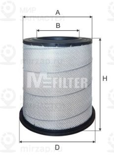 Фильтр воздушный MFILTER A849