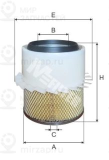 Запчасть MFILTER A863