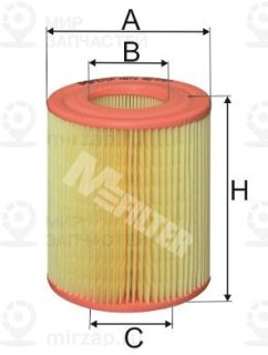 Фильтр воздушный MFILTER A872