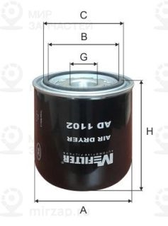 Запчасть MFILTER AD1102