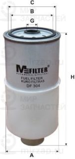Запчасть MFILTER DF304