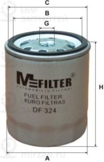 Запчасть MFILTER DF324