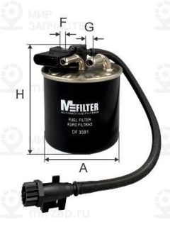 Запчасть MFILTER DF3591
