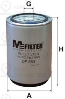 Запчасть MFILTER DF683