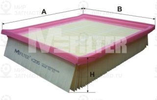 Фильтр воздушный MFILTER K205