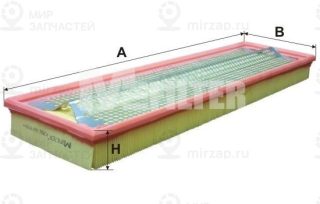 Фильтр воздушный MFILTER K355