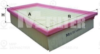 Фильтр воздушный MFILTER K409
