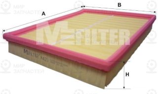 Фильтр воздушный MFILTER K421