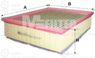 Фильтр воздушный MFILTER K7010