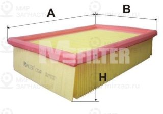 Фильтр воздушный MFILTER K7047
