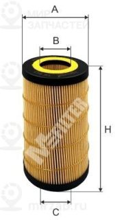 Фильтр масляный MFILTER TE643