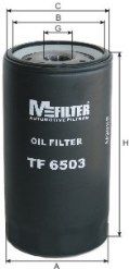 Фильтр масляный MFILTER TF6503