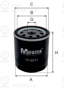 Фильтр масляный MFILTER TF6511