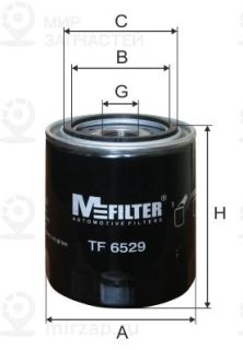 Фильтр масляный MFILTER TF6529