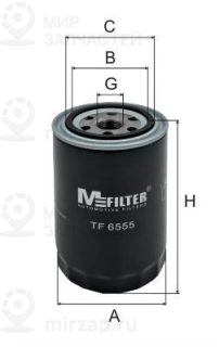 Фильтр масляный MFILTER TF6555
