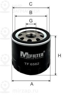 Фильтр масляный MFILTER TF6562