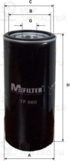 Фильтр масляный MFILTER TF660