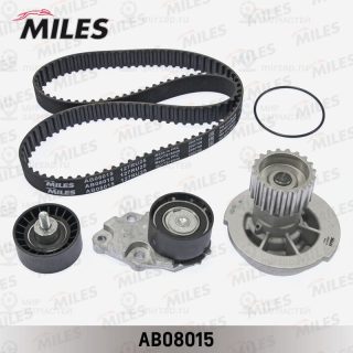 Насос водяной + комплект зубчатого ремня MILES AB08015