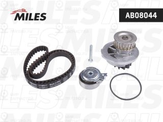 Насос водяной + комплект зубчатого ремня MILES AB08044