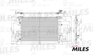 Конденсатор кондиционера MILES ACCB007
