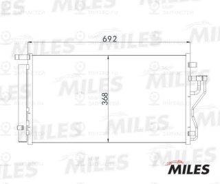 Конденсатор кондиционера MILES ACCB013