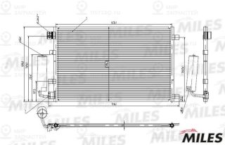 Конденсатор кондиционера MILES ACCB026