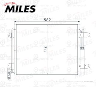 Конденсатор кондиционера MILES ACCB055