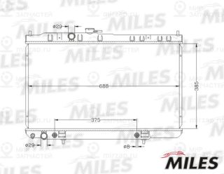 Радиатор охлаждения двигателя MILES ACRB107