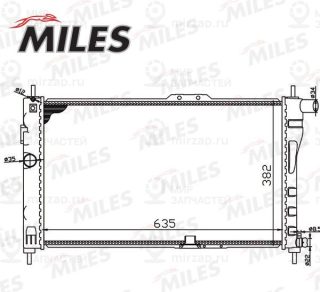 Радиатор охлаждения двигателя MILES ACRM000