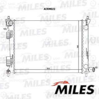 Радиатор охлаждения двигателя MILES ACRM022