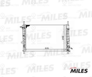 Радиатор охлаждения двигателя MILES ACRM045