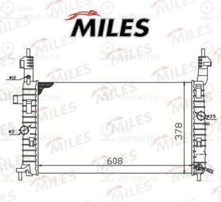Радиатор охлаждения двигателя MILES ACRM123